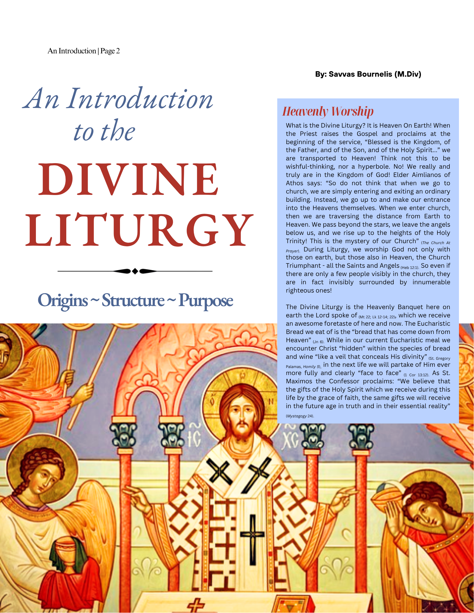 Heaven On Earth: Experiencing Eternity in the Divine Liturgy - Image 2