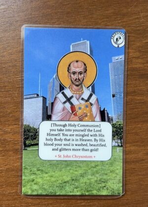 St. John Chrysostom Icon Card
